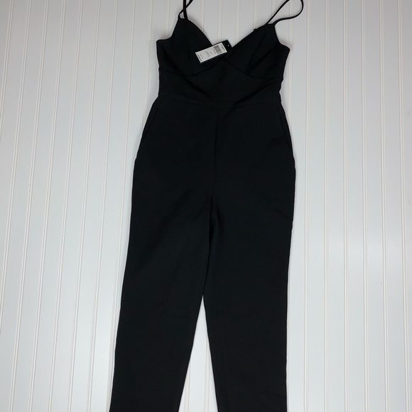 BCBGMaxazria Cut Out Back Jumpsuit M NWT - Picture 14 of 15